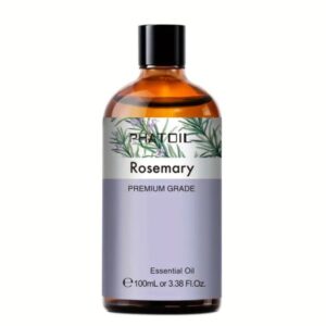 Bottle of PHATOIL Rosemary Essential Oil, 3.38oz