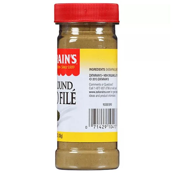 Pure ground gumbo file seasoning powder, rich in flavor and aroma, for authentic Creole cooking.