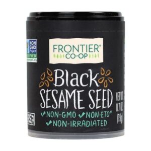 Organic Whole Black Sesame Seeds – Certified Kosher, Non-Irradiated, Non-ETO, and free from artificial ingredients.