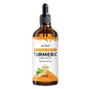 AOAZ Turmeric Essential Oil Skin Care Application – Safe for All Skin Types