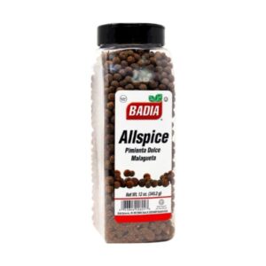 Whole allspice berries in Badia packaging