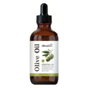 Olive Essential Oil - 2.11fl.oz bottle, 100% pure, for skin, hair, and massage care