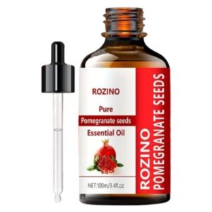 ROZINO Pomegranate Seed Essential Oil – 100% Pure & Natural, Hydrating with Hyaluronic Acid