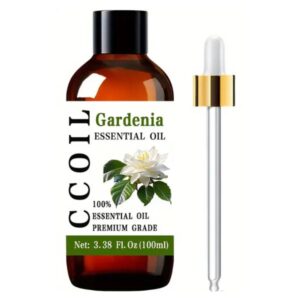 Pure Gardenia Essential Oil 3.38fl.oz Bottle for Hair, Skin, Nails & Aromatherapy