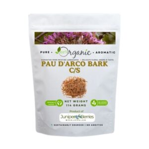 Organic Pau D'Arco Bark Cut and Sifted for herbal tea preparation