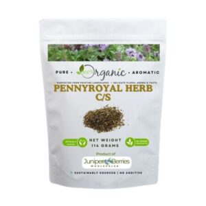Organic dried Pennyroyal herb in resealable eco-friendly bag