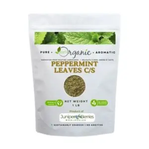 Brewing Peppermint Tea with Cut and Sifted Leaves