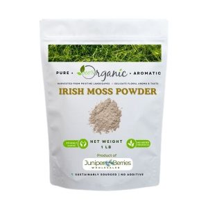 Irish moss powder blended into a green smoothie