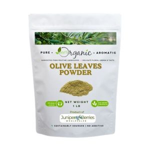 Olive Leaves Powder Added to a Smoothie