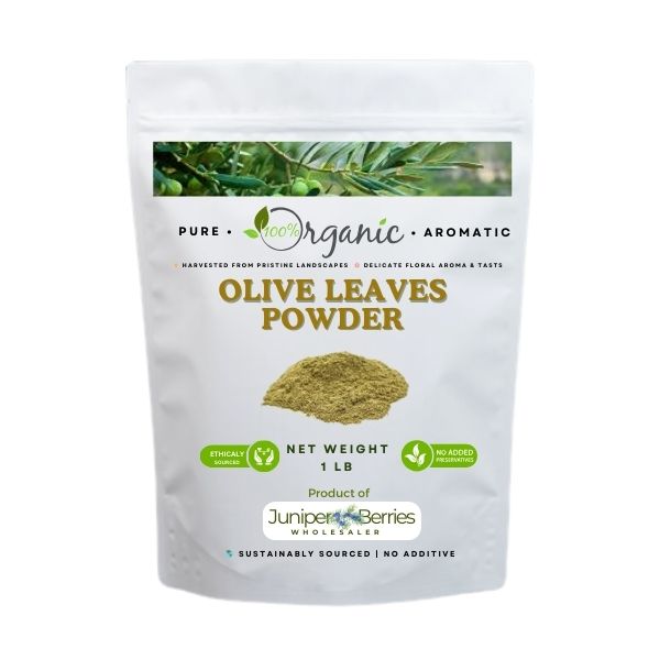 Olive Leaves Powder Added to a Smoothie