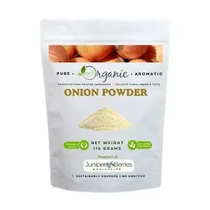 Premium Onion Powder in a Glass Jar