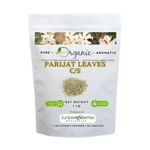 Parijat Leaves Cut and Sifted for Natural Remedies